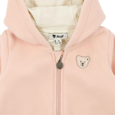 Strampler langarm, rosa für Mädchen