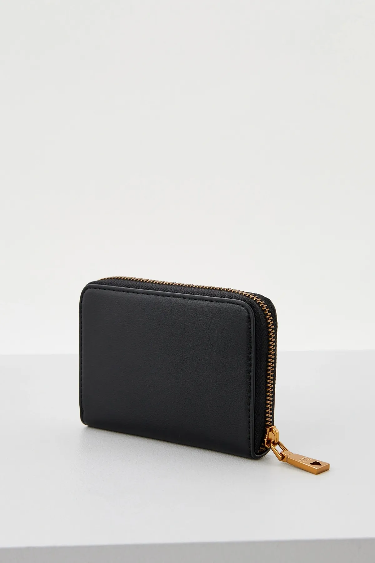 Love Moschino  Damen/Mädchen BLACK GALV.OTT.V. Geldbeutel