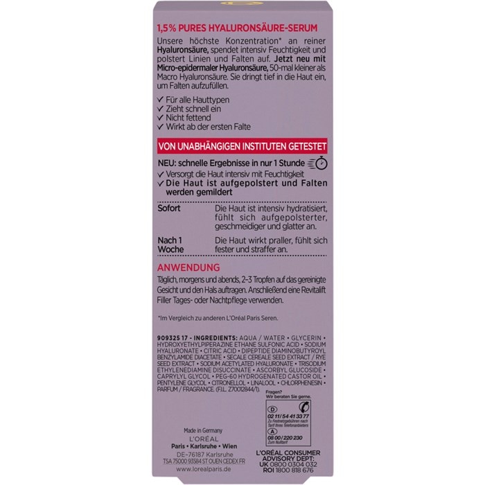 Filler Anti-Falten Serum