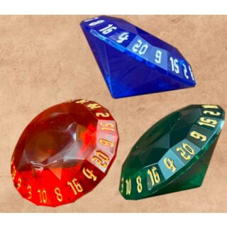 PolyHero Rogue 3d20 Gems (3)