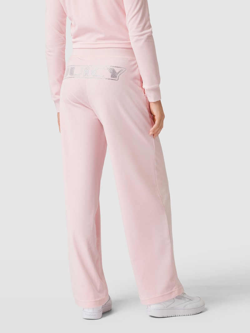 Sweatpants mit Label-Details Modell 'JERRY' in hellrosa