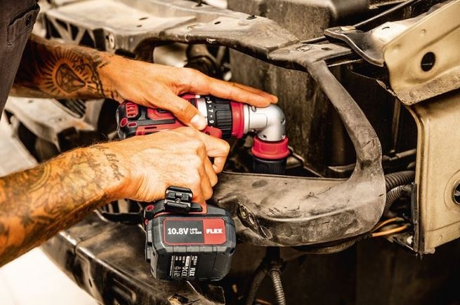 „Flex-tools 418005 DD 2G 10.8-EC“ akumuliatorinis gręžtuvas, 10,8 V, be akumuliatorių ir įkroviklio, L dėžutėje
