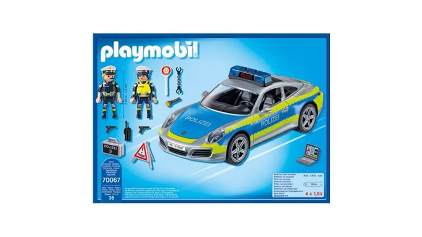 PLAYMOBIL 70067 - City Action - Porsche 911 Carrera 4S Polizei