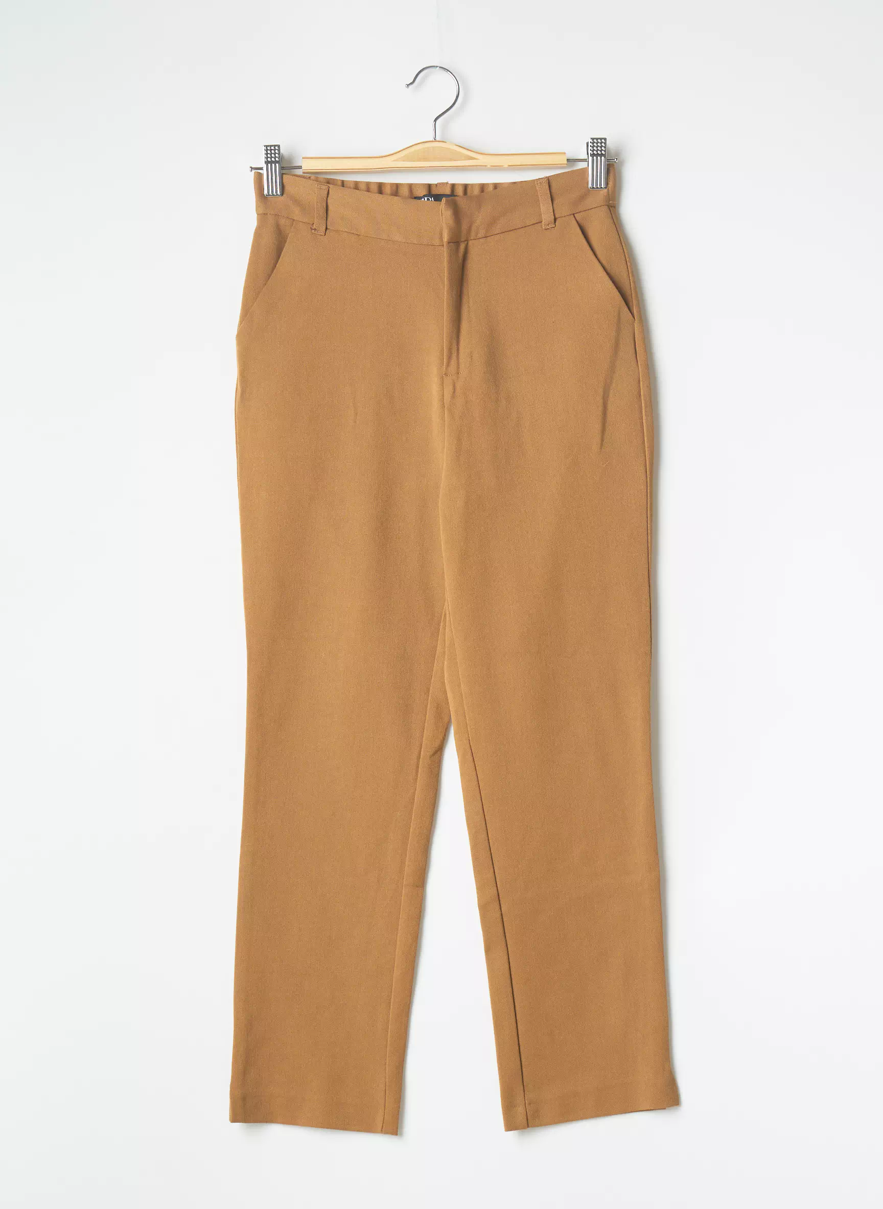 Zara Pantalons Chino Femme couleur marron