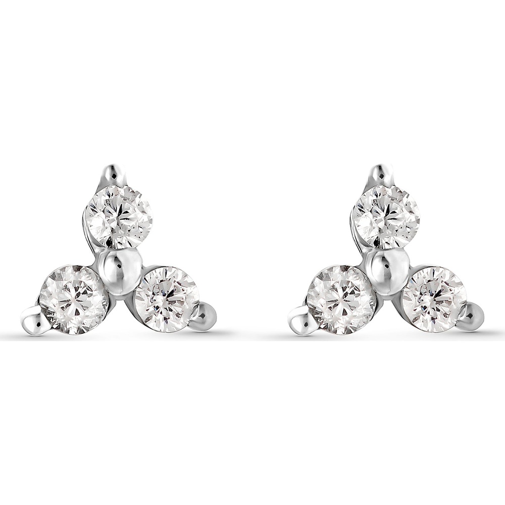FAVS Boucles d'oreilles à fermoir à poussette 925 Argent Boucles d'oreilles