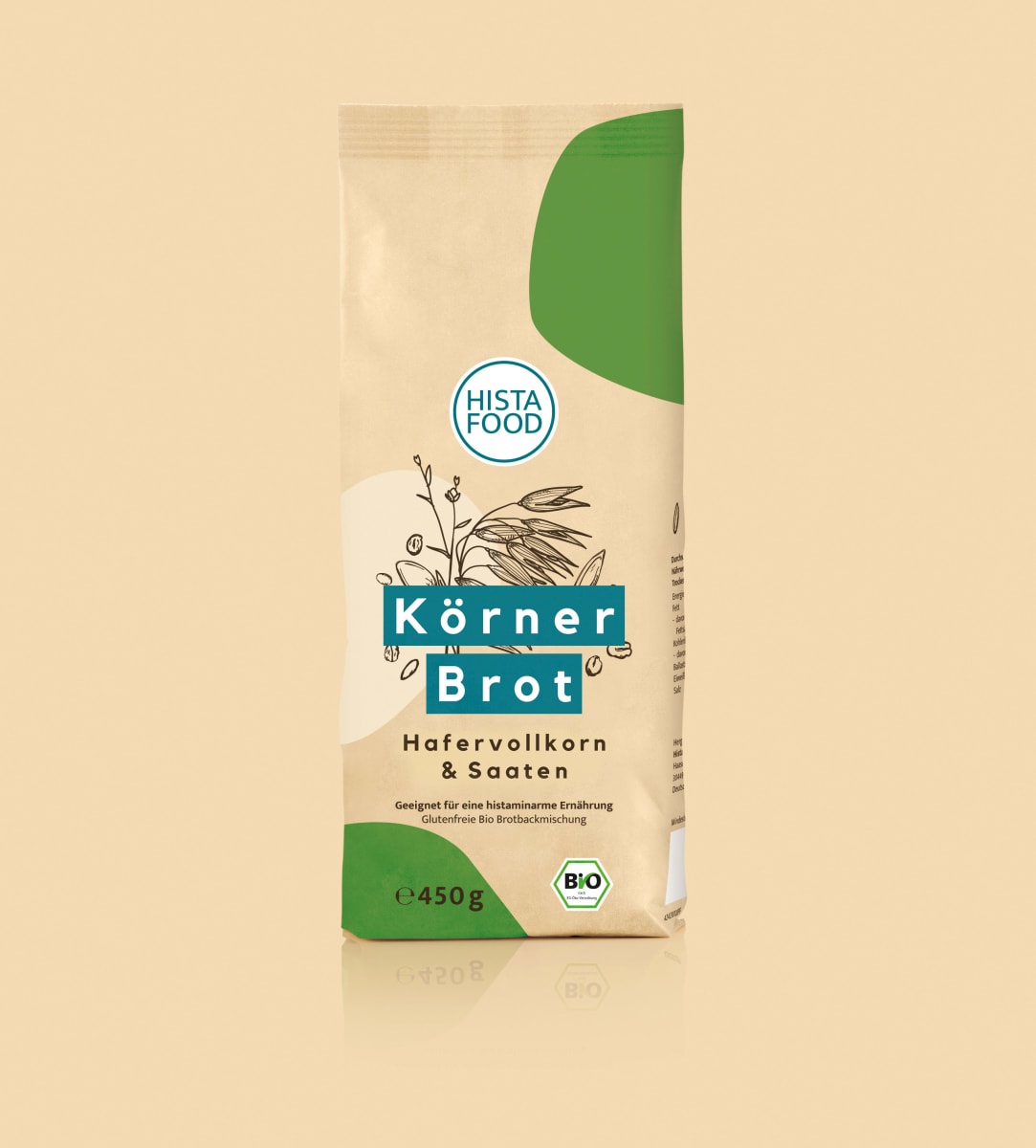 Backmischung Körnerbrot, Hafervollkorn & Saaten, 450 g