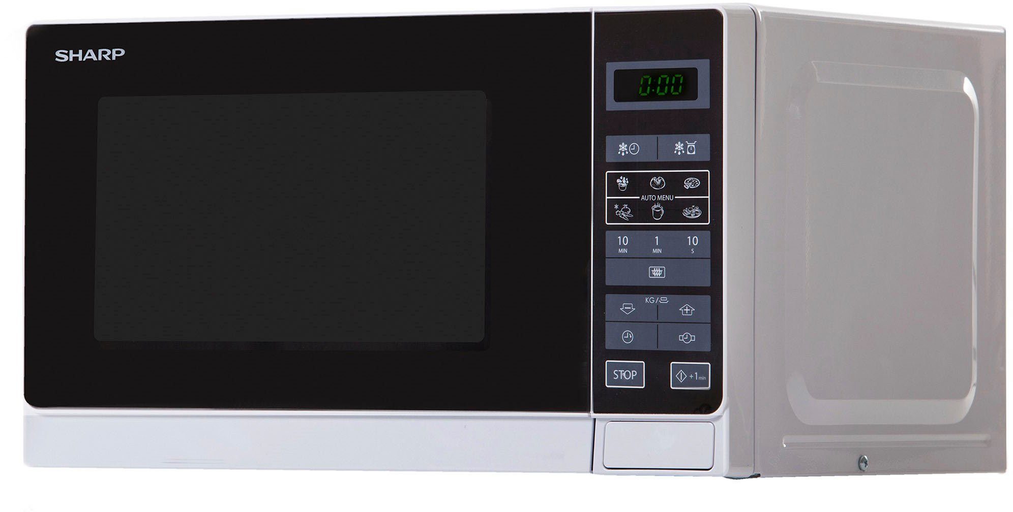 Sharp Mikrowelle R242INW, Mikrowelle, 20 l