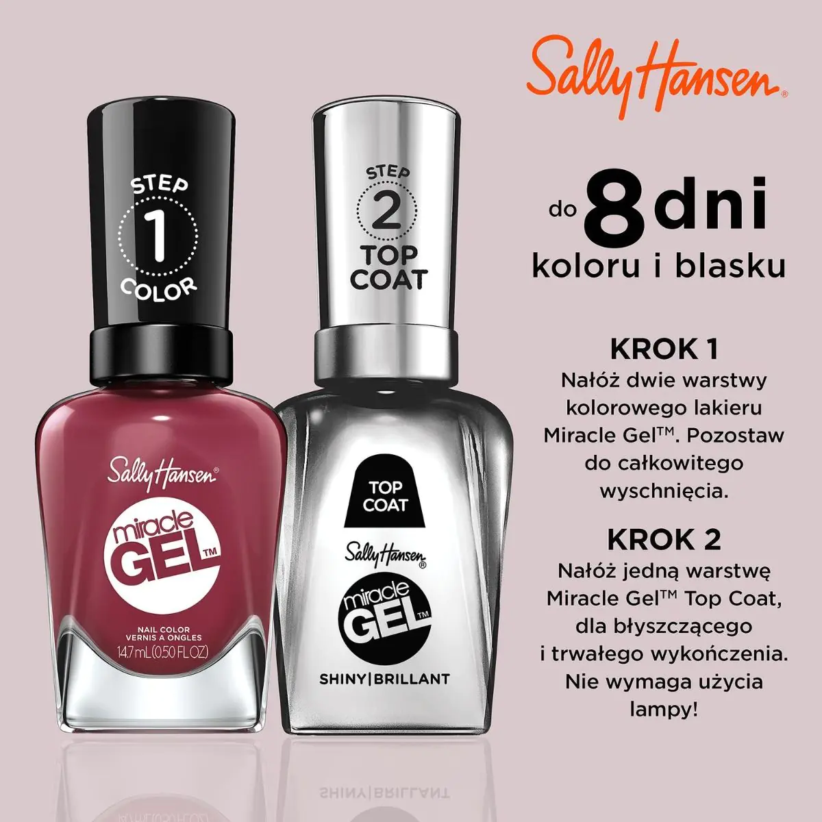 Sally Hansen stebuklingas gelinis nagų lakas, 496