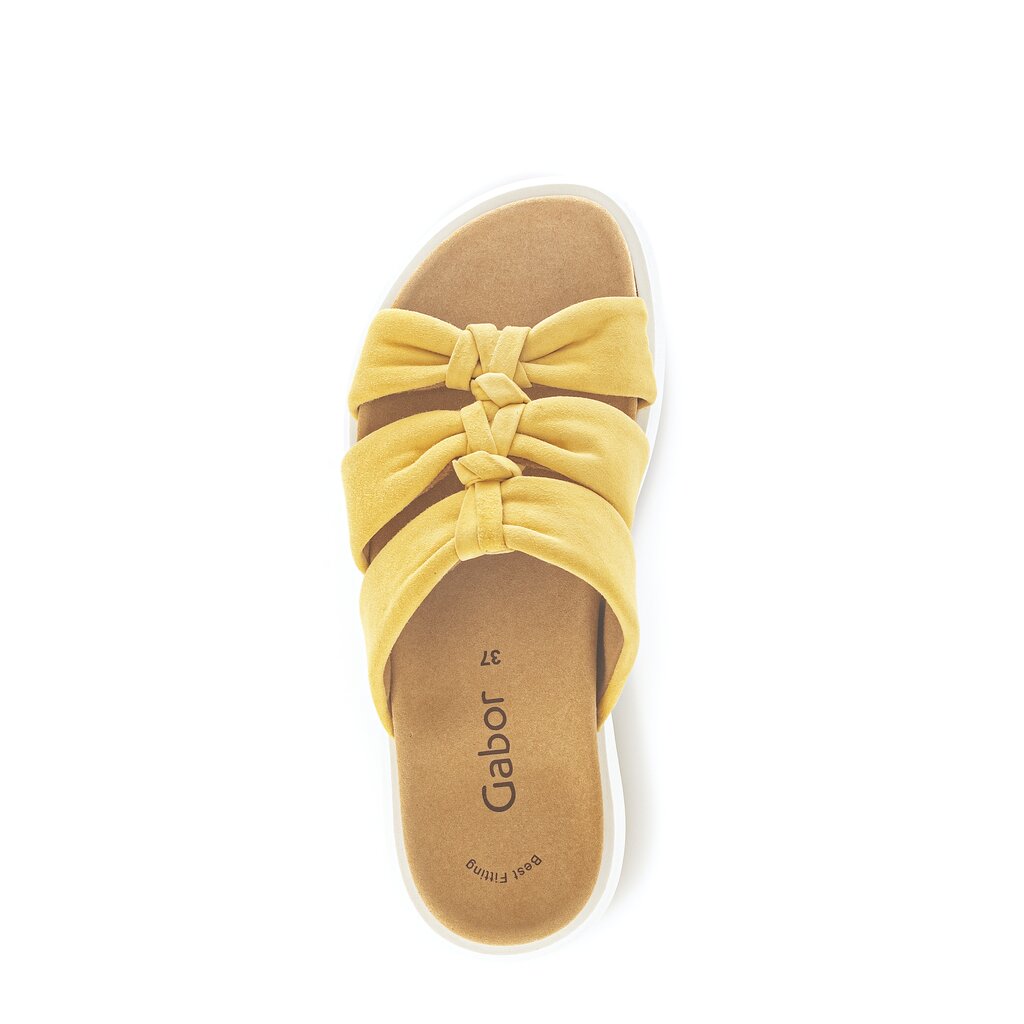 Gabor fashion Pantolette gelb