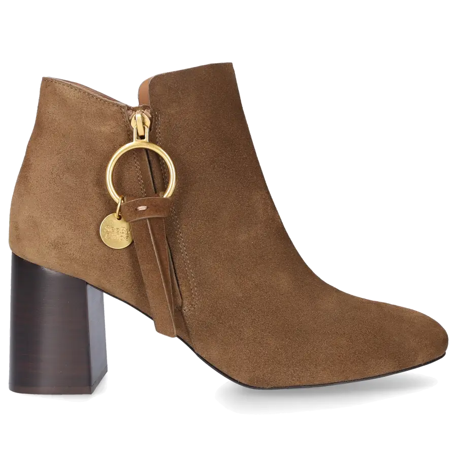 SEE BY CHLOÉ - Stiefeletten SB341 Veloursleder - braun