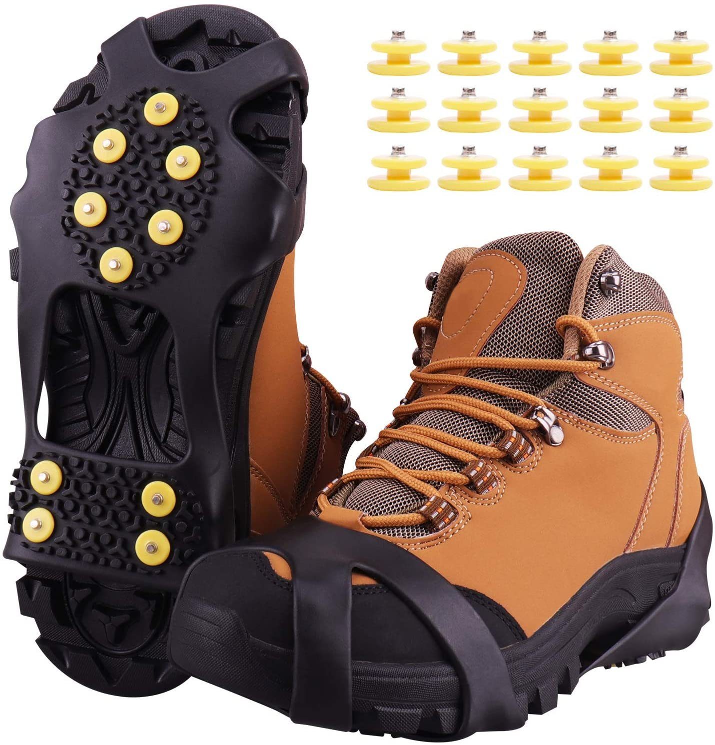 FeelGlad Schuhanstecker Spikes Steigeisen, Schuhspikes, Schuhkrallen
