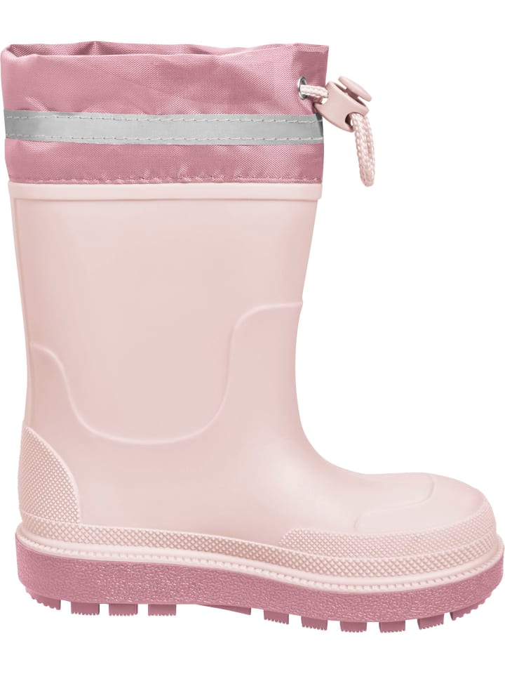 Playshoes Regenstiefel gefüttert in rosa günstig kaufen
