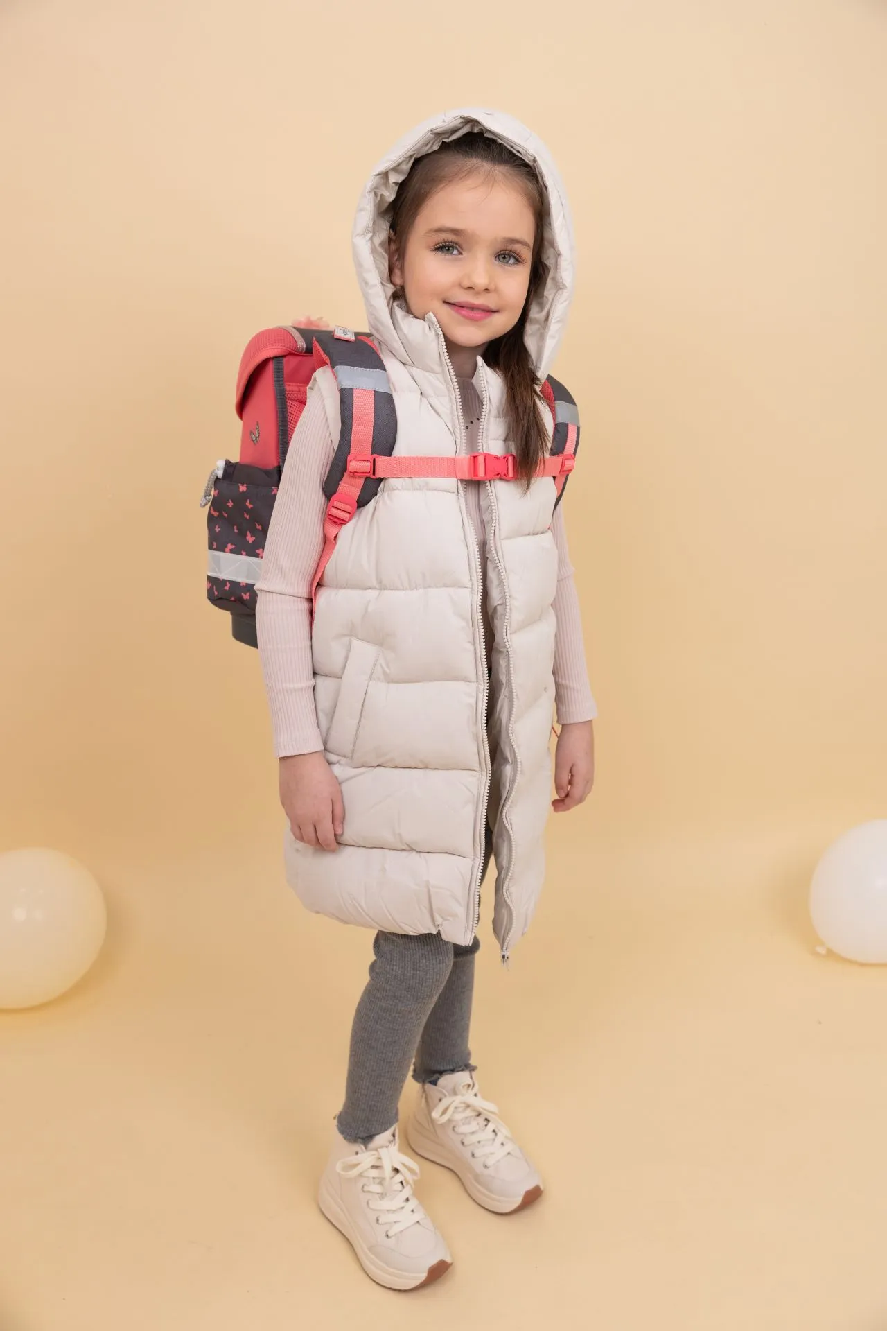 Belmil Classy Schulranzen Set 4-teilig mit Brustgurt - Bloomy Blossom
