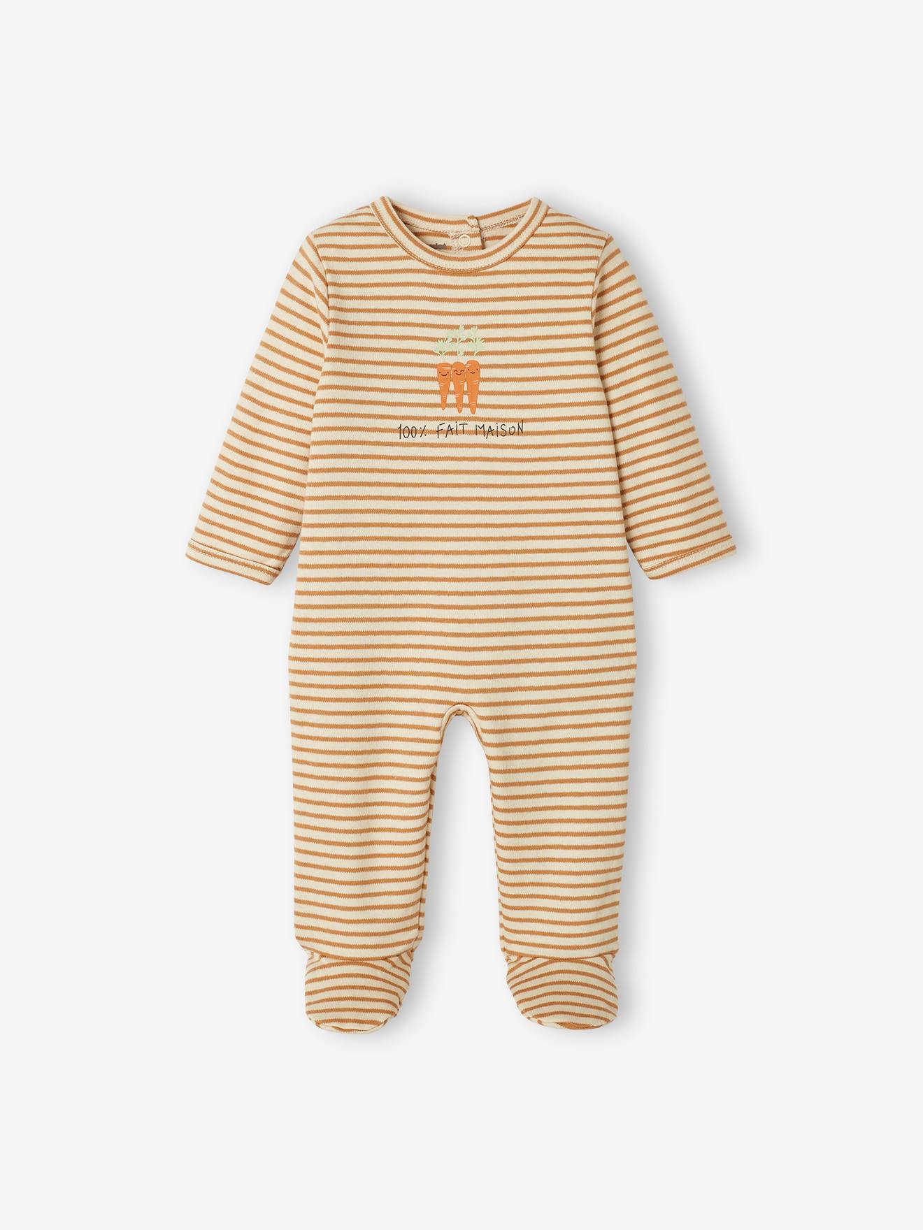 Lot de 2 dors-bien bébé garçon interlock écru