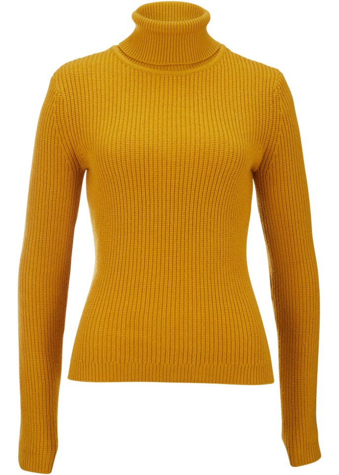 Rollkragenpullover, eng anliegend