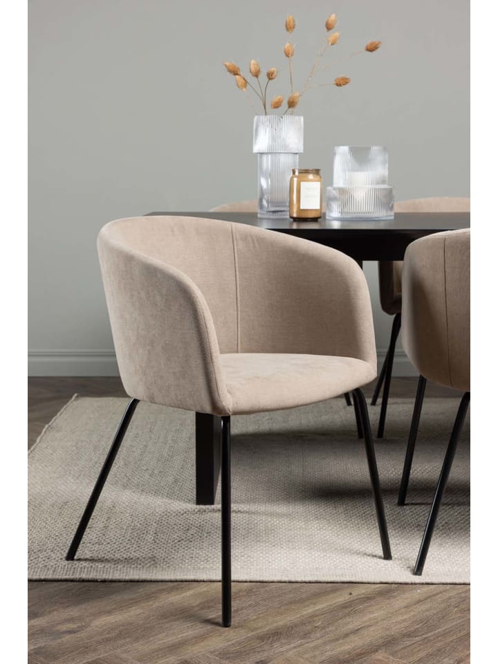 ebuy24 Essgruppe Vail 5 ( 7-teilig) Schwarz 100 x 200 cm günstig kaufen onesize