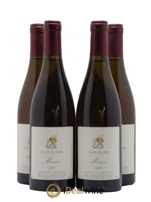 Languedoc Clos Marie Manon Christophe Peyrus et Françoise Julien  2003 - Lot de 4 Bouteilles