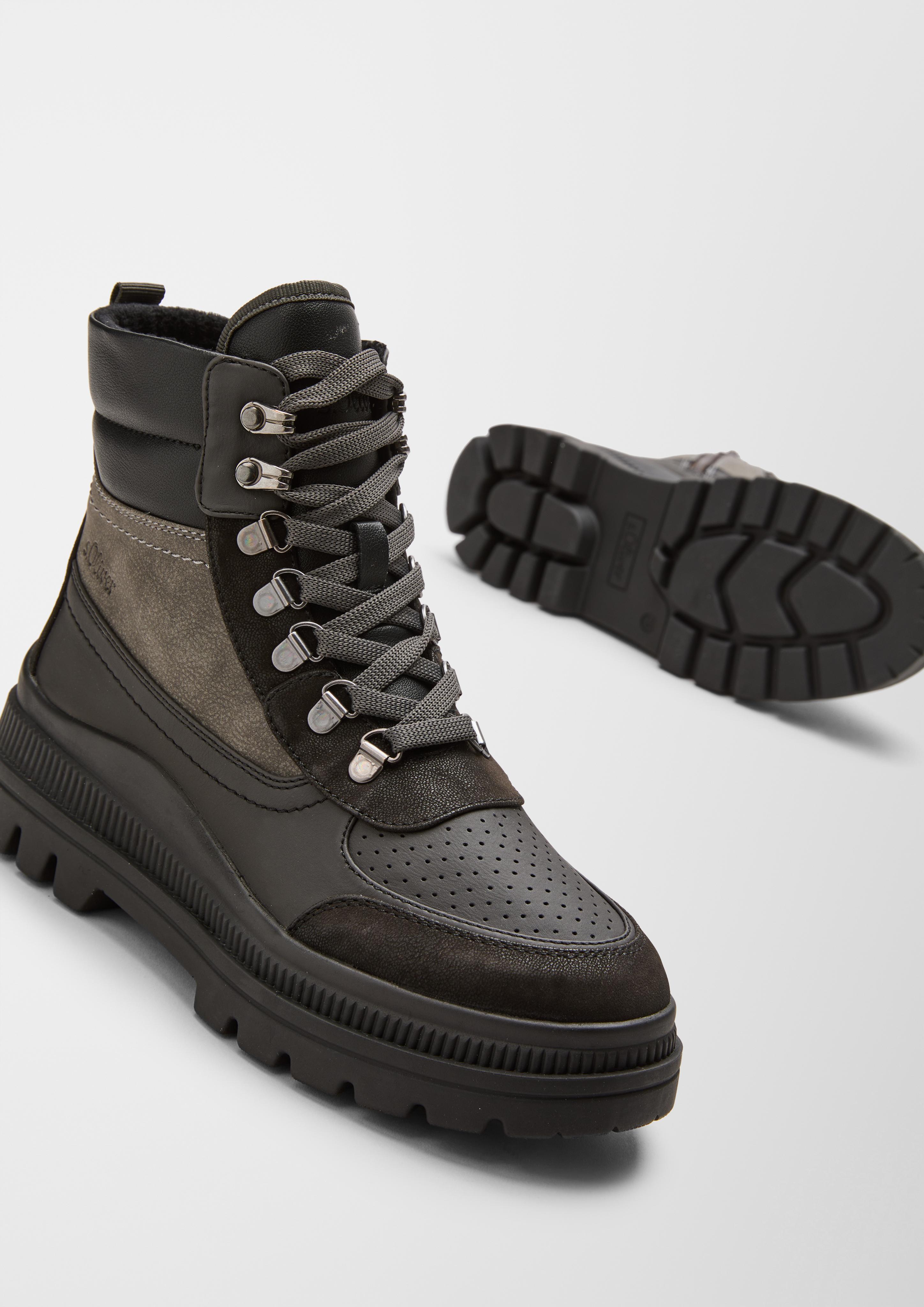 Boots aus Lederimitat  6006584-098