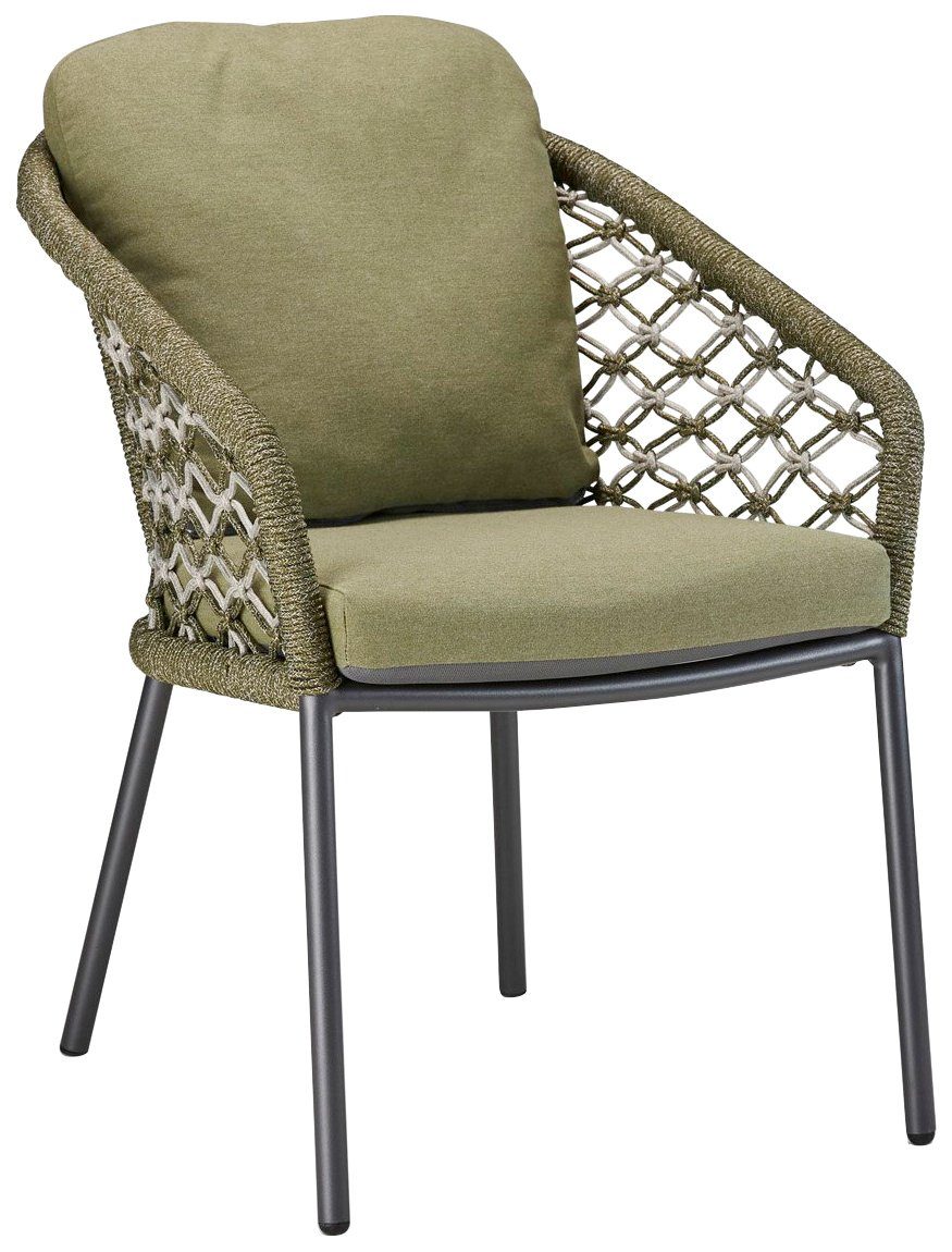 Best Gartensessel Mali (1-St), Aluminium, stapelbar, inkl. Auflagen