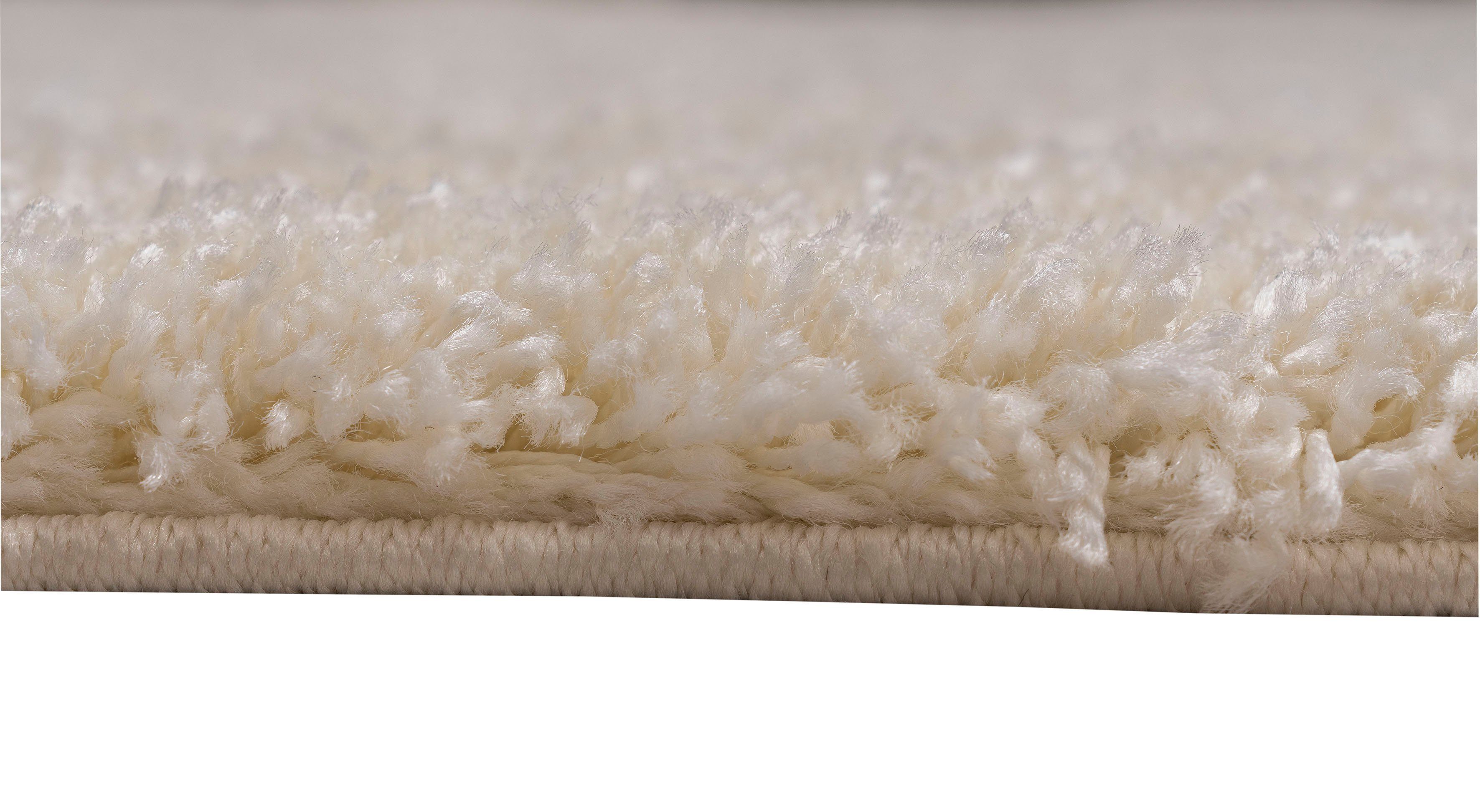 Läufer Shaggy Soft, Bruno Banani, rechteckig, Höhe: 30 mm, Läufer, Brücke, gewebt, Uni-Farben, besonders weich