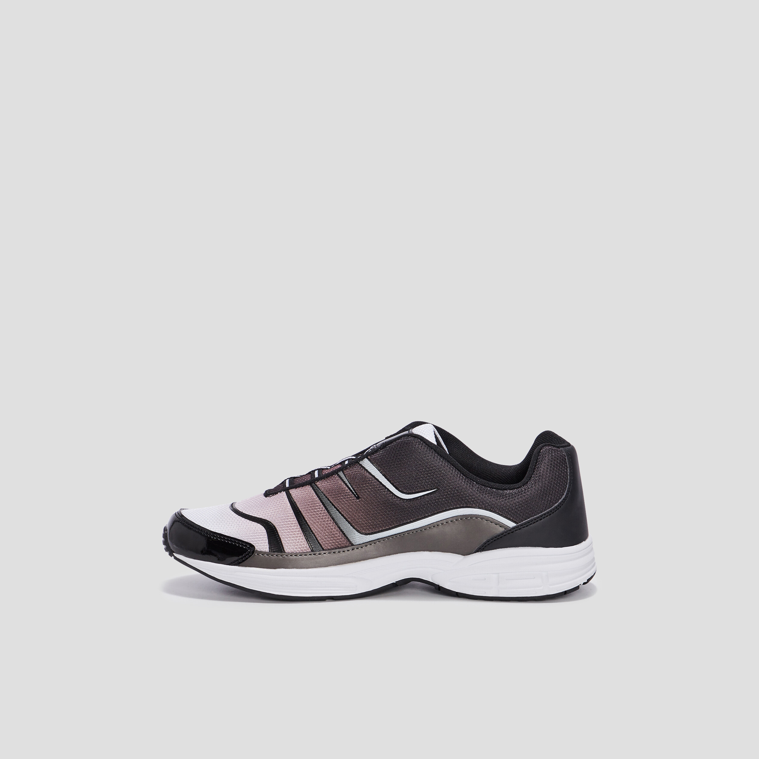 Baskets plates Liberto noir homme | La Halle