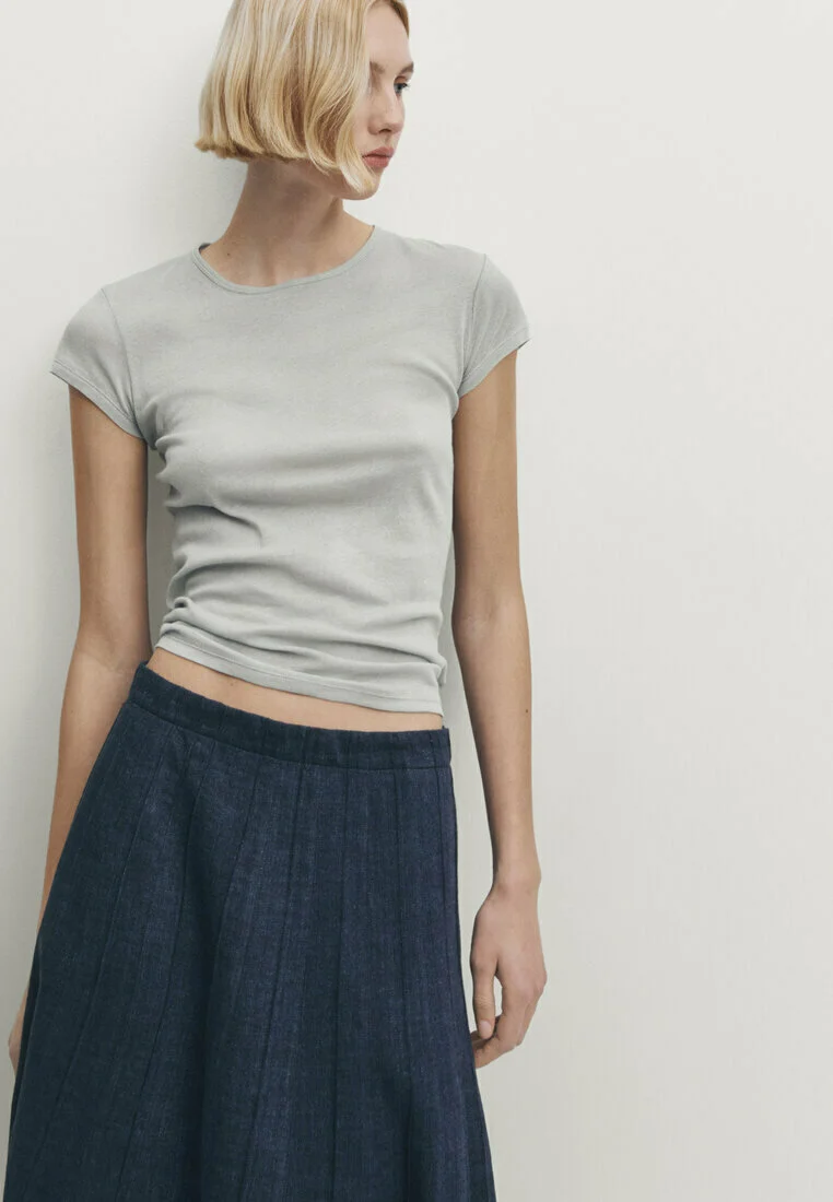 Massimo Dutti BOX- Falda evasé