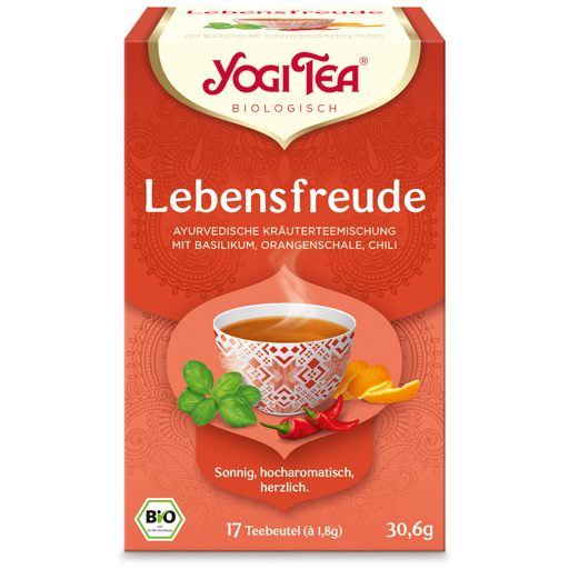 YOGI TEA Lebensfreude Bio Filterbeutel  17X1.8 g  Filterbeutel