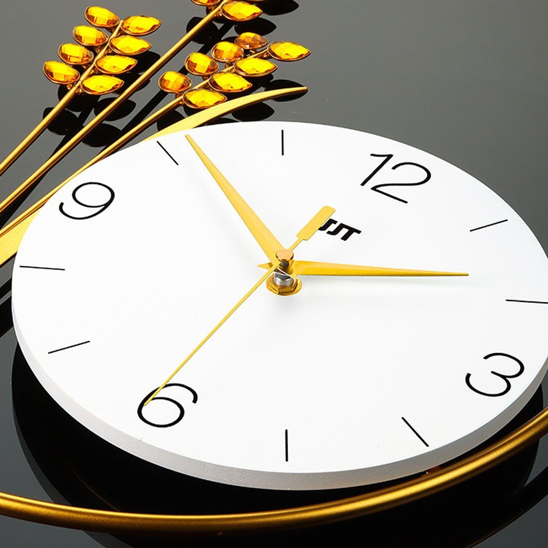 DÖRÖY Wanduhr 45cm Moderne einfache stille Wanduhr, Wohnzimmer Mode Wanduhr, Uhr