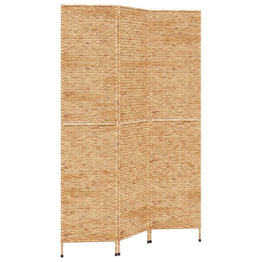 vidaXL Raumteiler Paravent 3-tlg. 122x180 cm Wasserhyazinthe, 1-tlg.