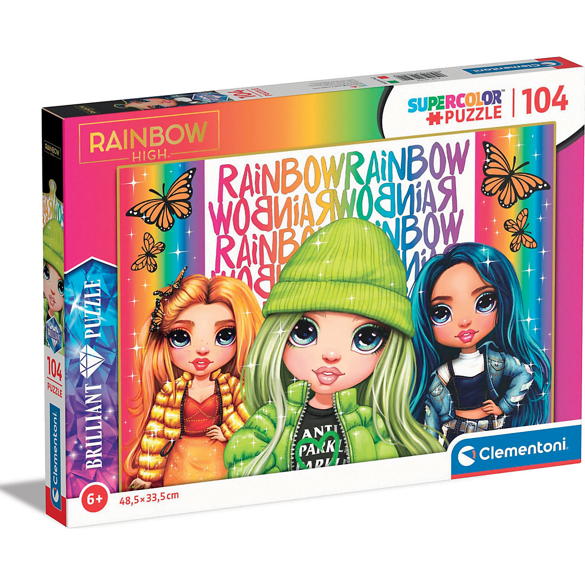 Brilliant Puzzle - Rainbow High, 104 Teile