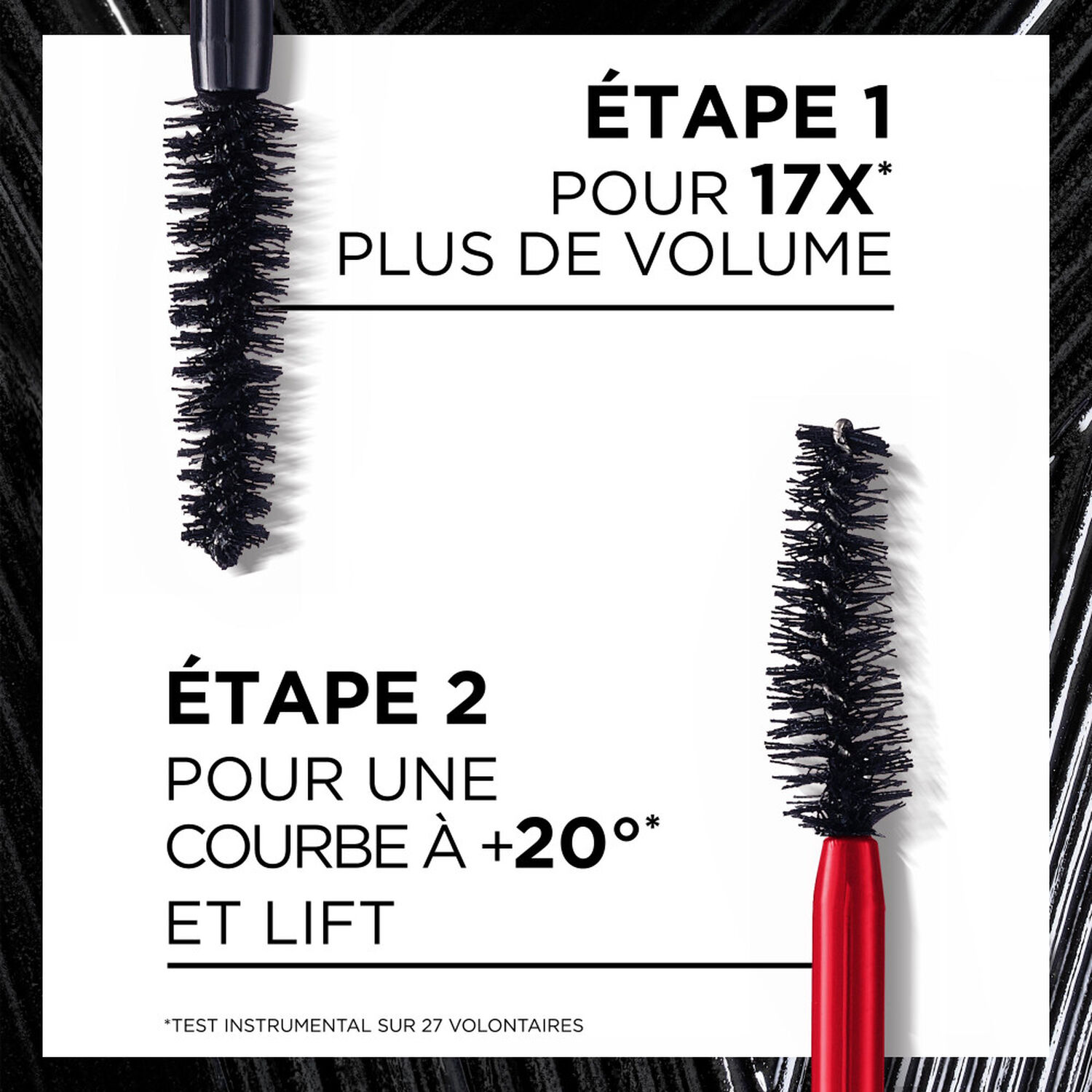 L'Oréal Paris Pro XXL Mascara Volume Lift et Courbe Effet Réhaussement de Cils