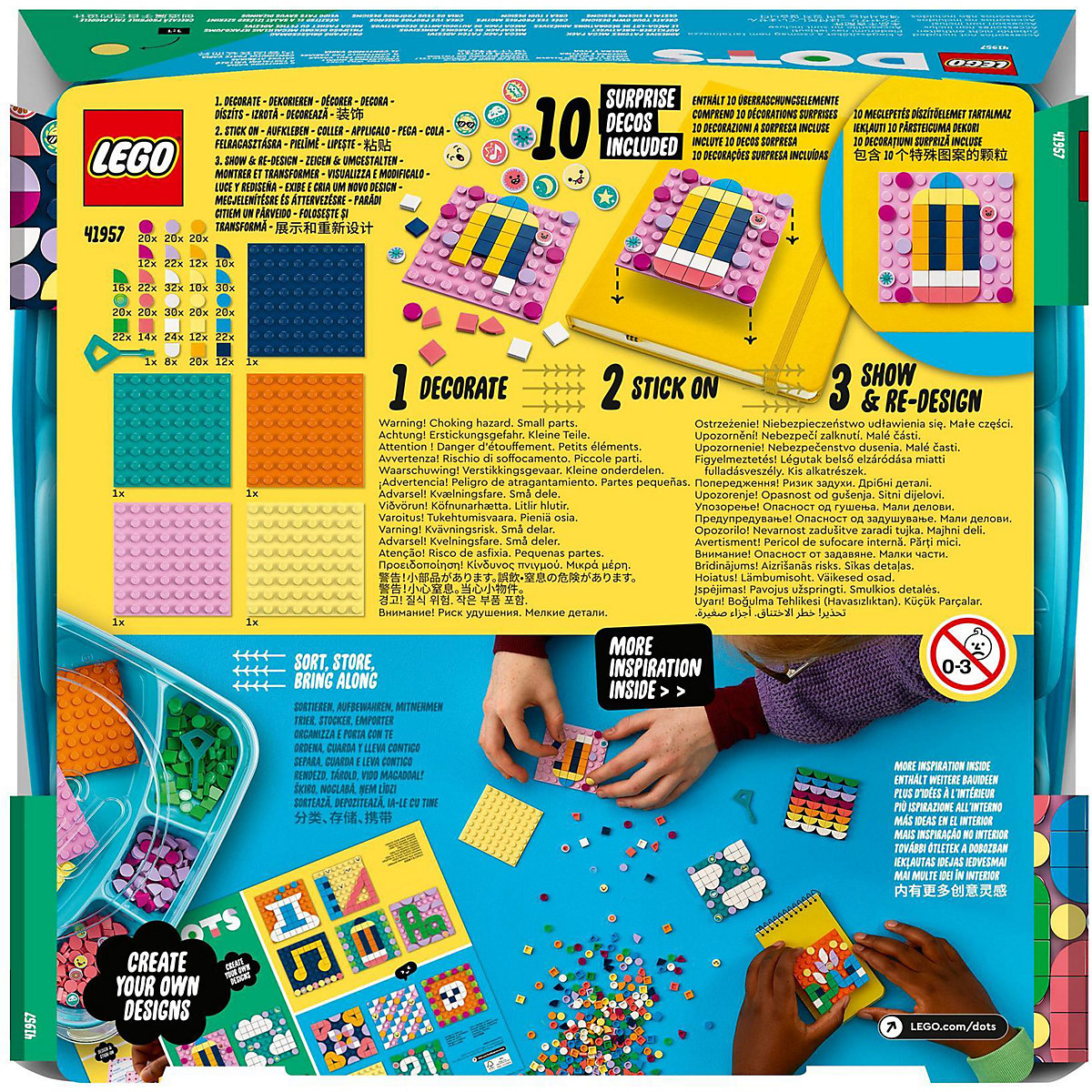 LEGO® DOTS 41957 Kreativ-Aufkleber Set