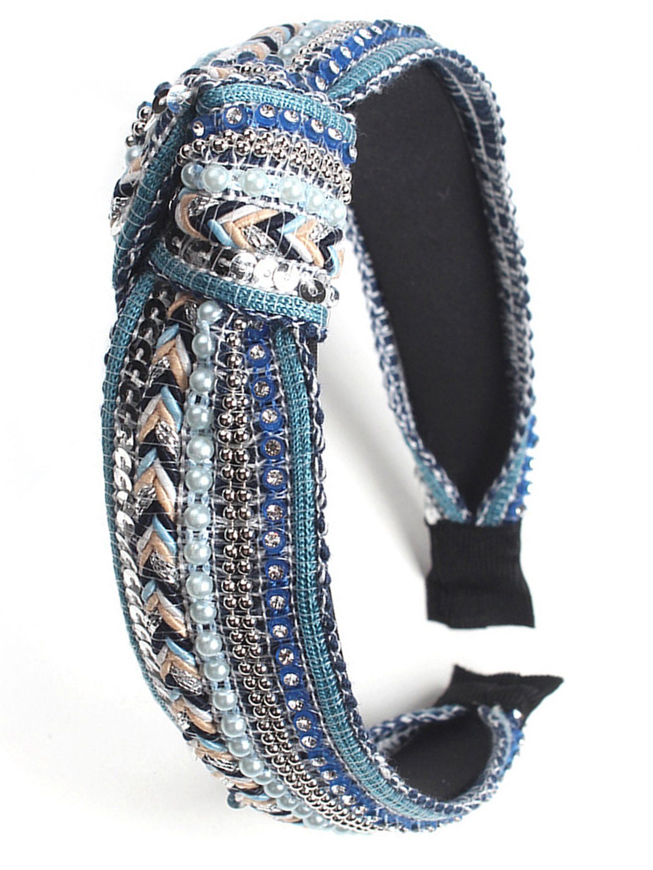 HOHEA H Haarband Haarband Damen Winter, Haarband Schminken, Haarband Mädchen, 1-tlg., Haare mit Blau, ein Geschenk einer Dame geben, Haarband Mhdchen, Haarband Kosmetik, Sommerhaarband
