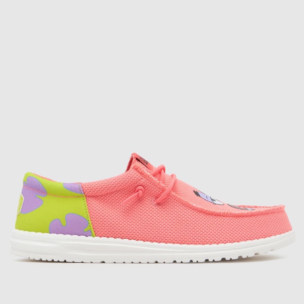 HEYDUDE – Wally Funk – Svampbob Patrick – Rosa, flerfärgade sneakers