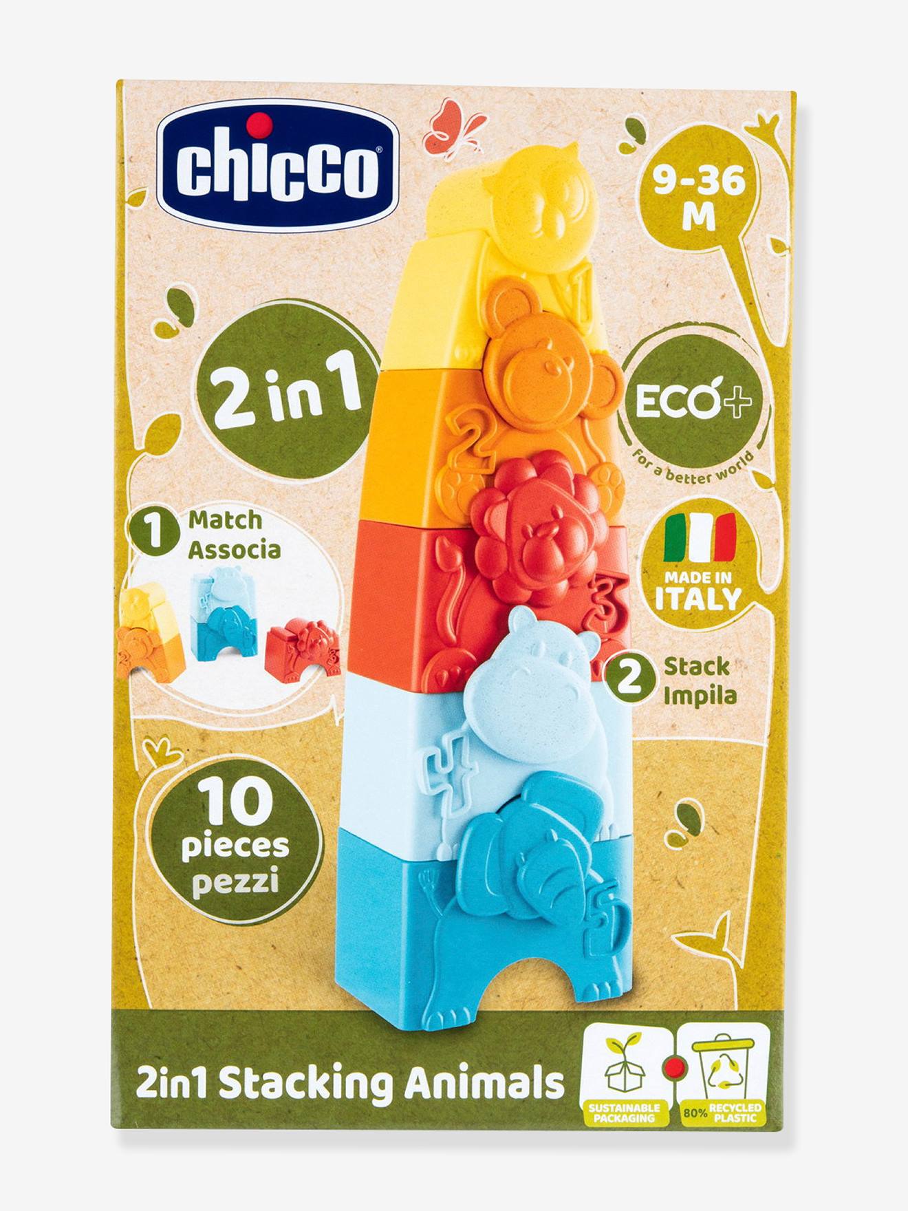 Chicco Baby Stapeltiere ECO+ CHICCO - mehrfarbig