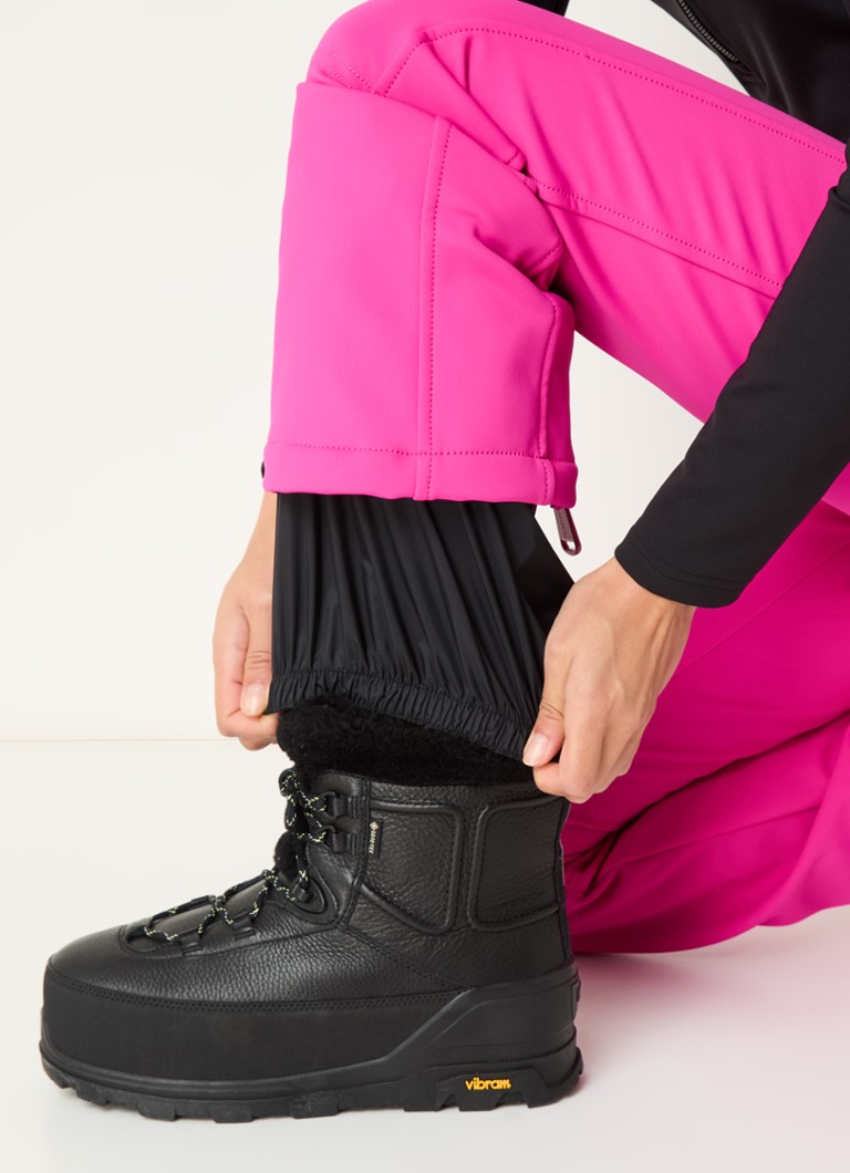 Pantaloni de schi Goldbergh de înaltă calitate, cu talie înaltă, evazați în partea de jos și bretele detașabile.