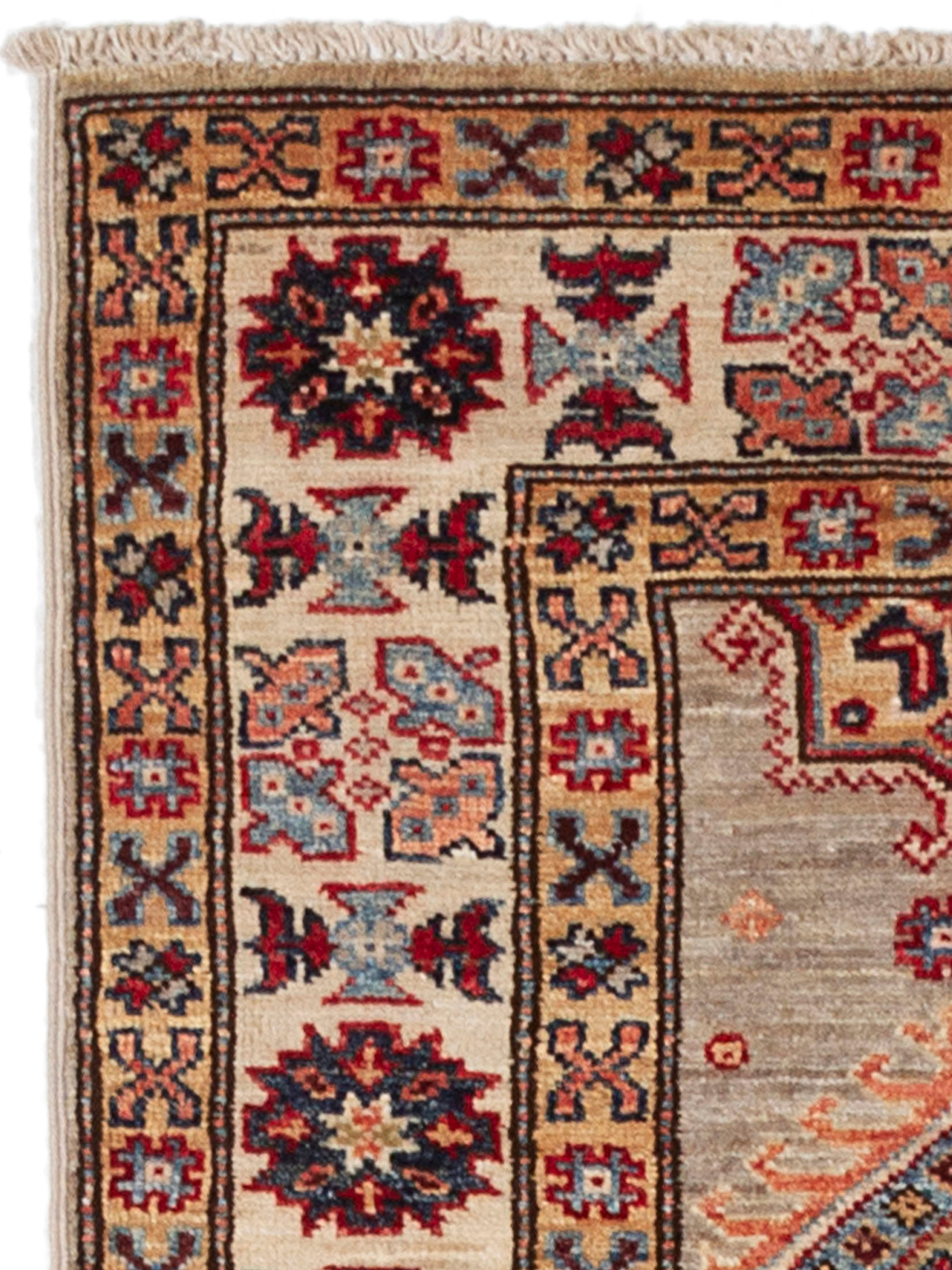 Kazak Ghazni ca. 112 x 181 cm, Unikat / Einzelstück