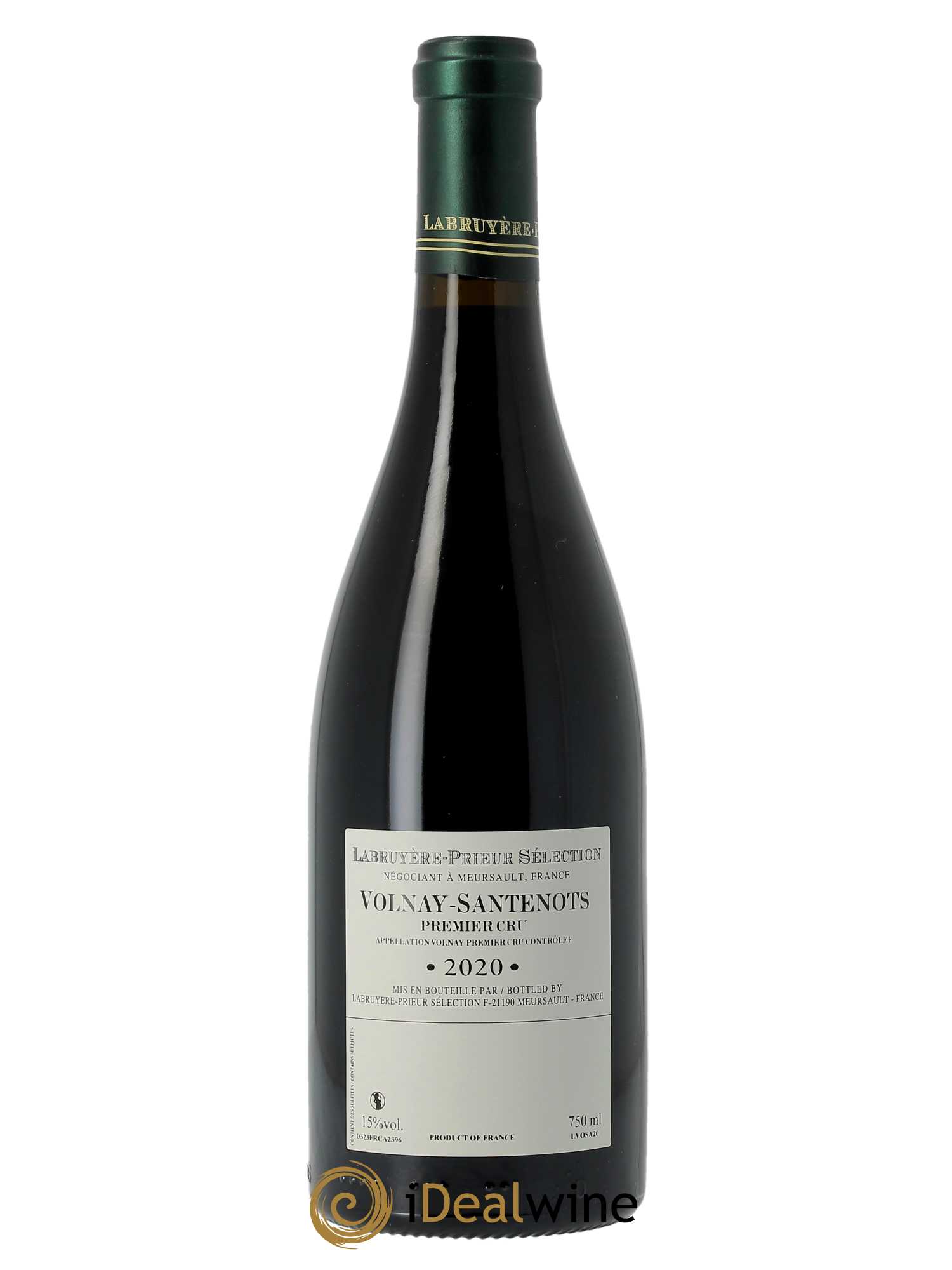 Volnay 1er Cru Santenots Labruyere-Prieur  2020 - Lot de 1 Bouteille