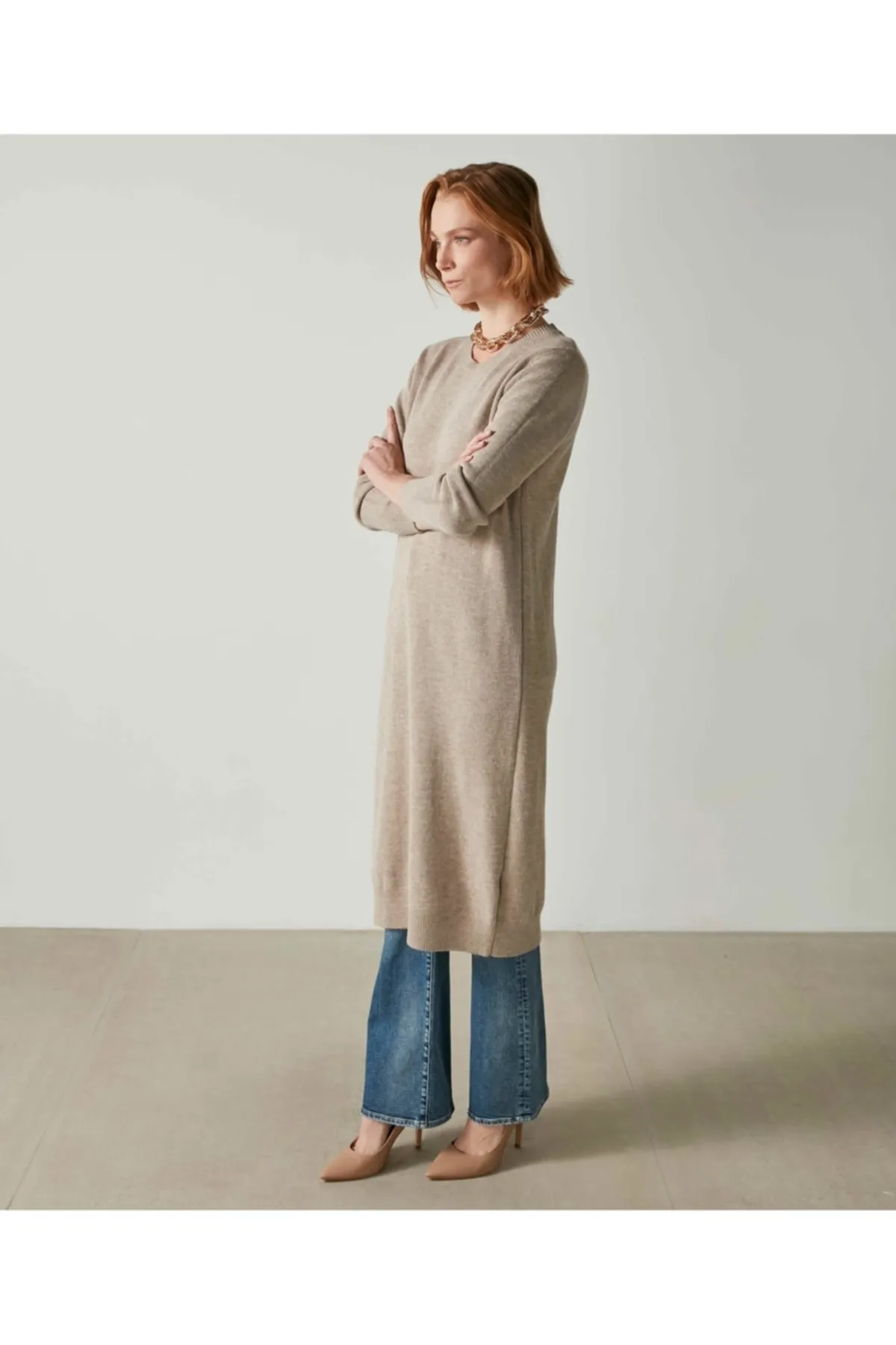 İpekyol  Kleid - Beige - Basic