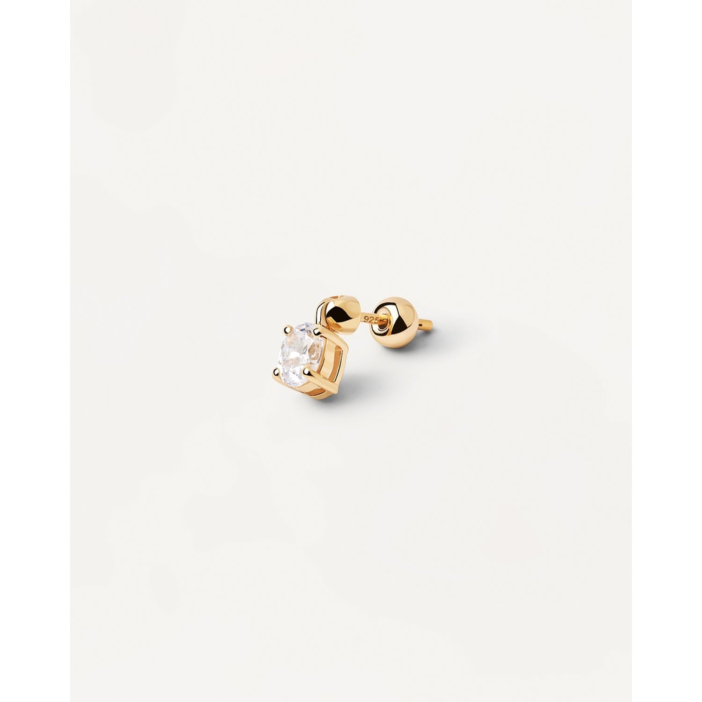 P D Paola Boucle d'oreille unique 925 Argent Boucles d'oreilles