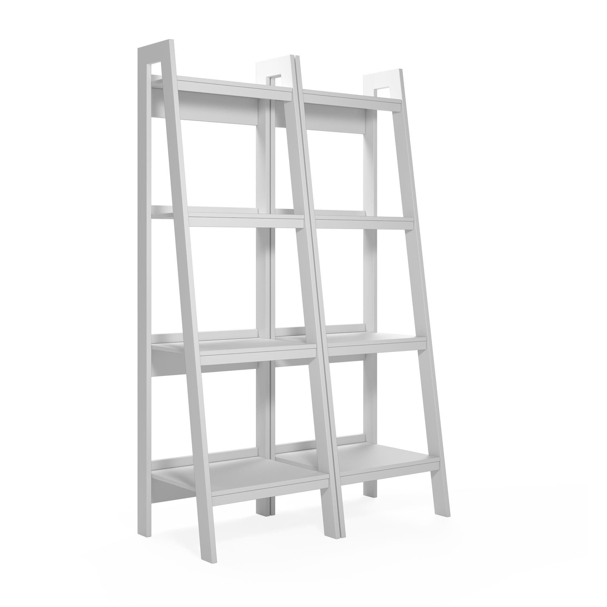 loft24 Leiterregal Lawrence, Set 2-tlg., Bücherregal, 8 Fächer, Höhe 152 cm