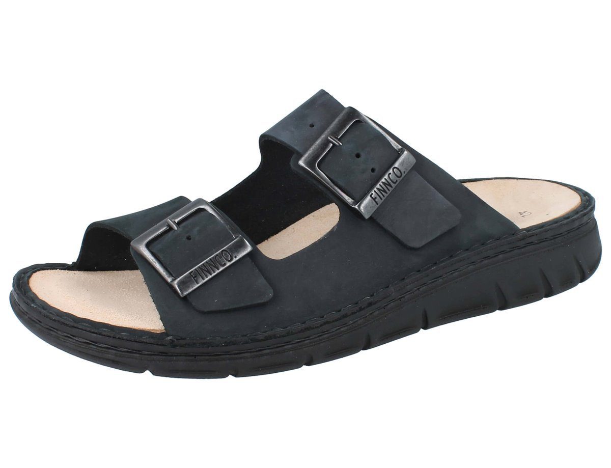 Finn Comfort Cayman Soft, blau, Pantolette Wechselfußbett