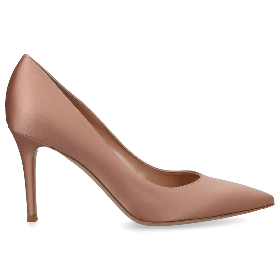 Gianvito Rossi - Pumps GIANVITO 85 Satin - beige