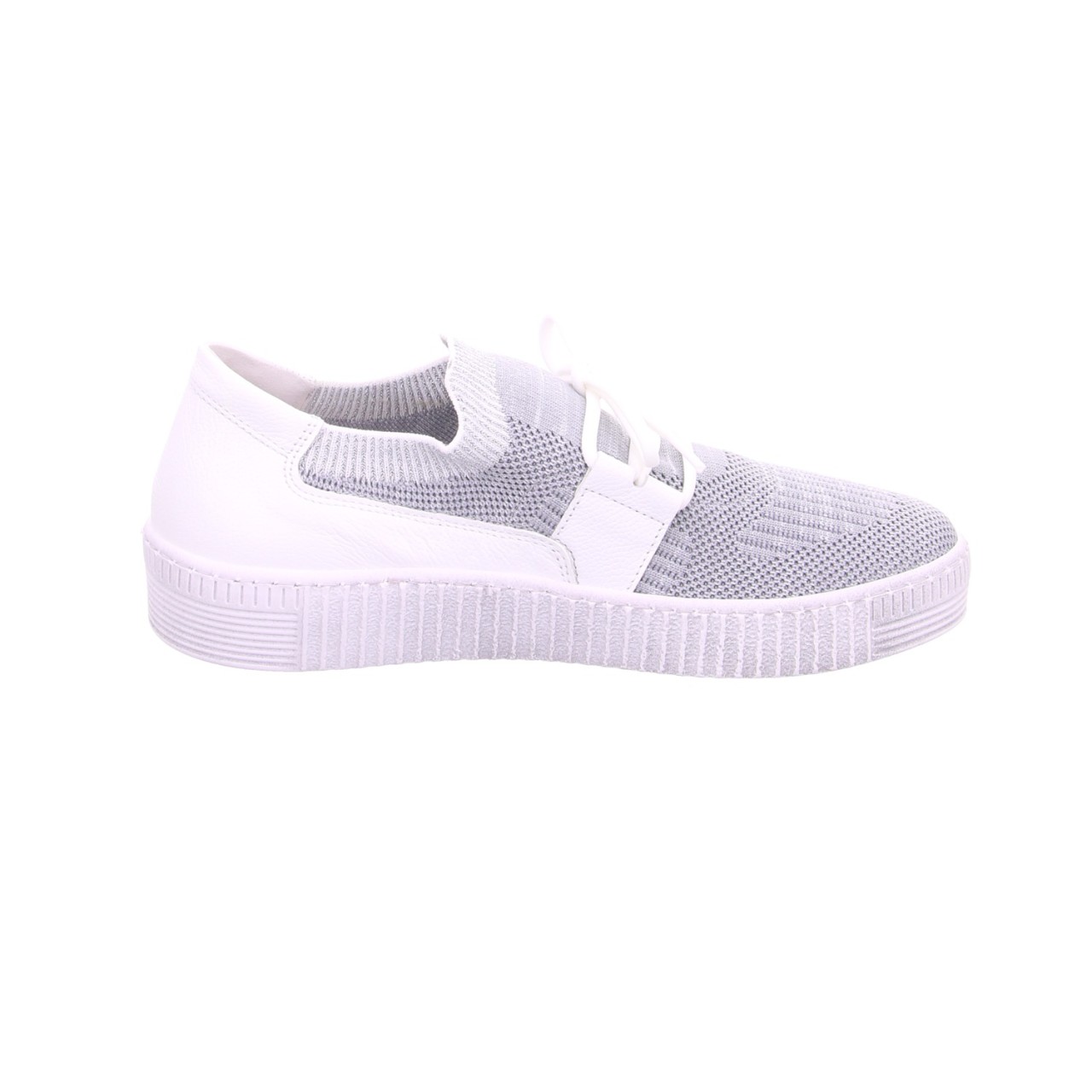 GABOR Freizeit Schnürer silber Gabor Fashion Sneaker low 43.335.49 silb