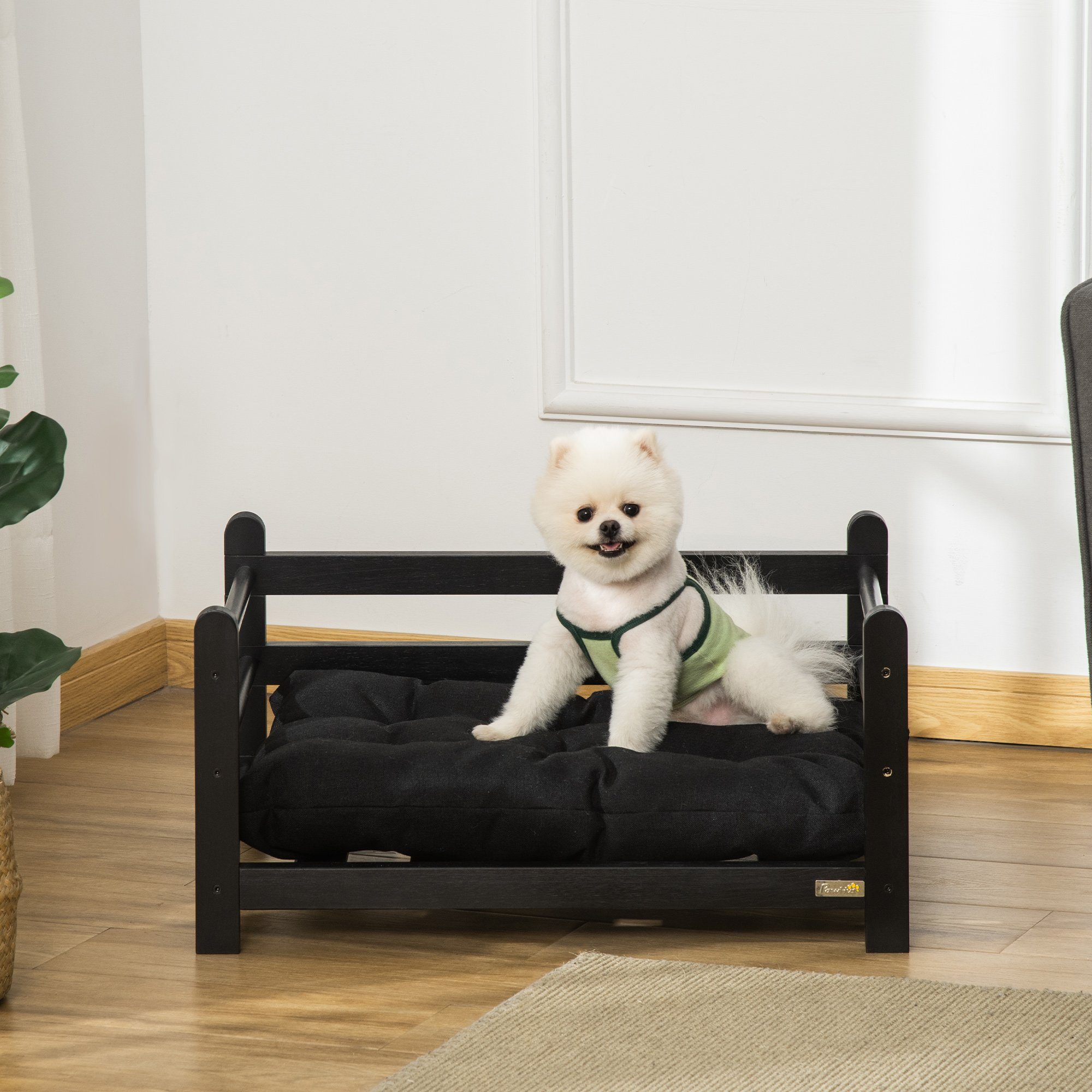 PawHut Tierbett Hundebett mit Kissen