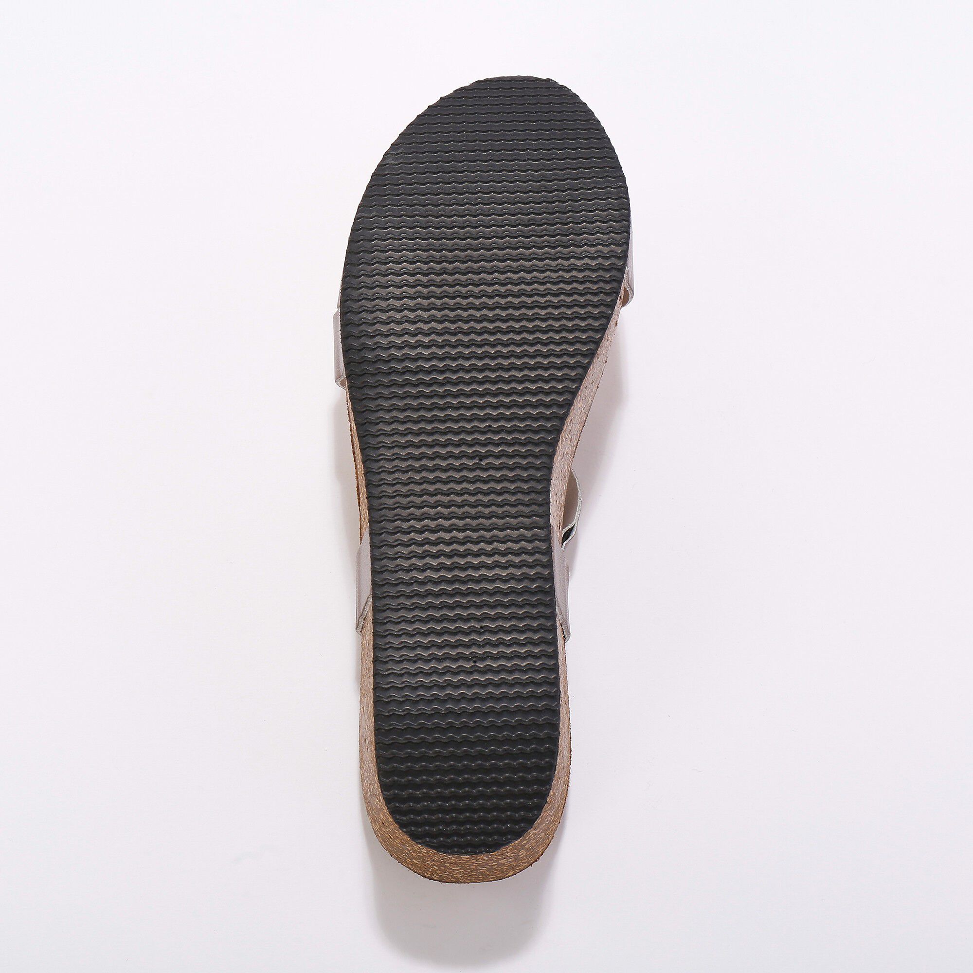 Sandales compensées cuir semelle liège