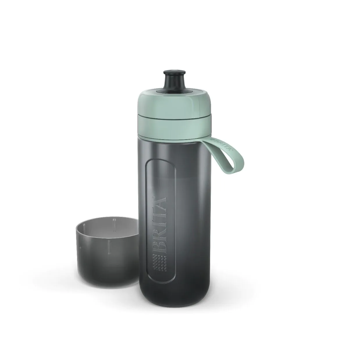 Brita Active Pastelgrøn - Flaske med filter 1 stk.