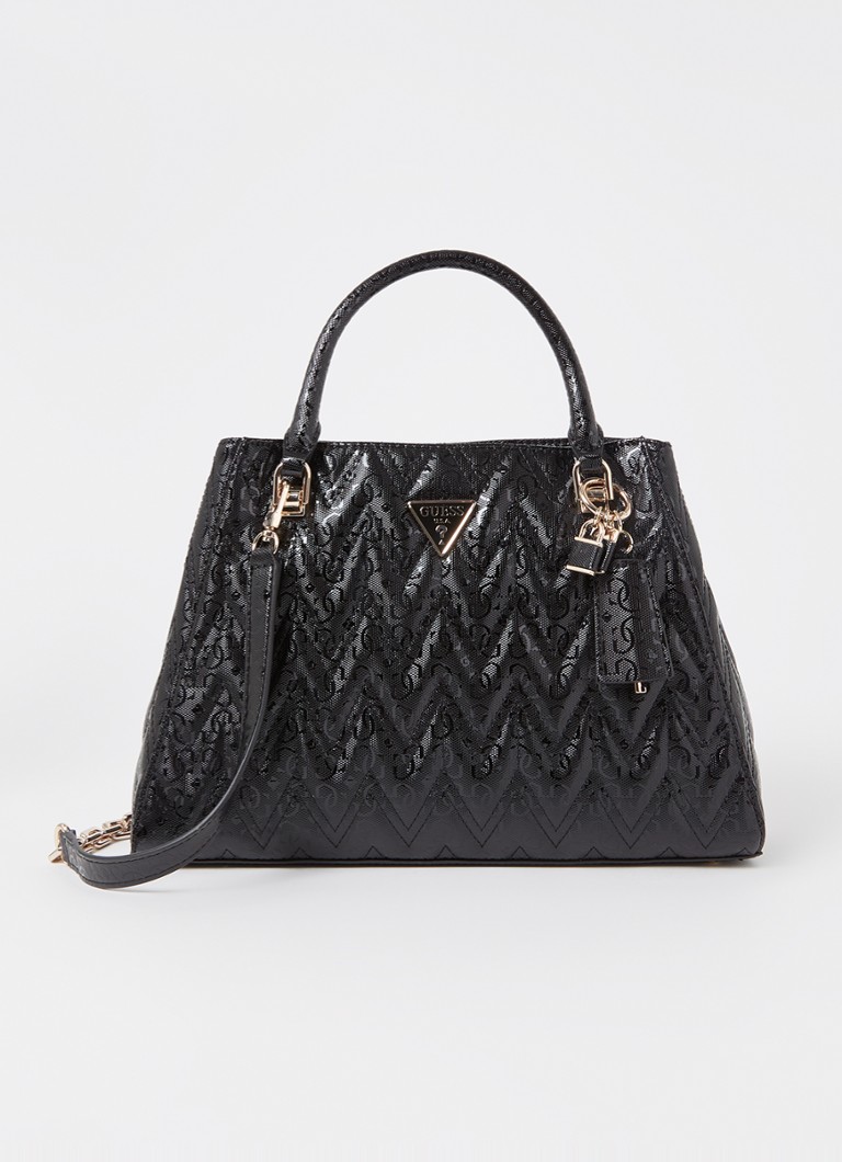 GUESS Adelard handbag with quilt pattern and detachable shoulder strap