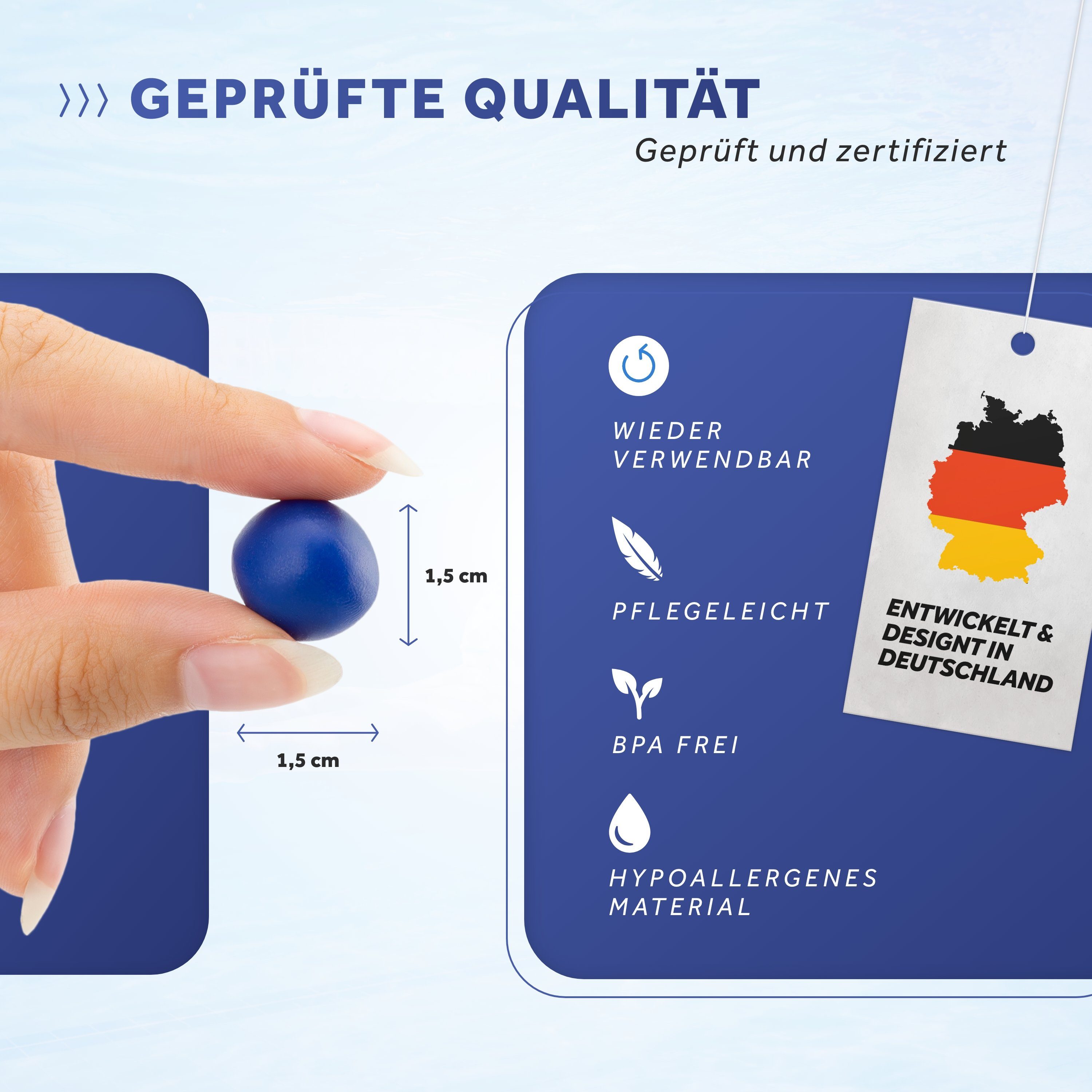 Schallwerk Gehörschutzstöpsel SCHALLWERK ® Soft+, 12 Silikon Ohrenstöpsel – optimale Unterstützung