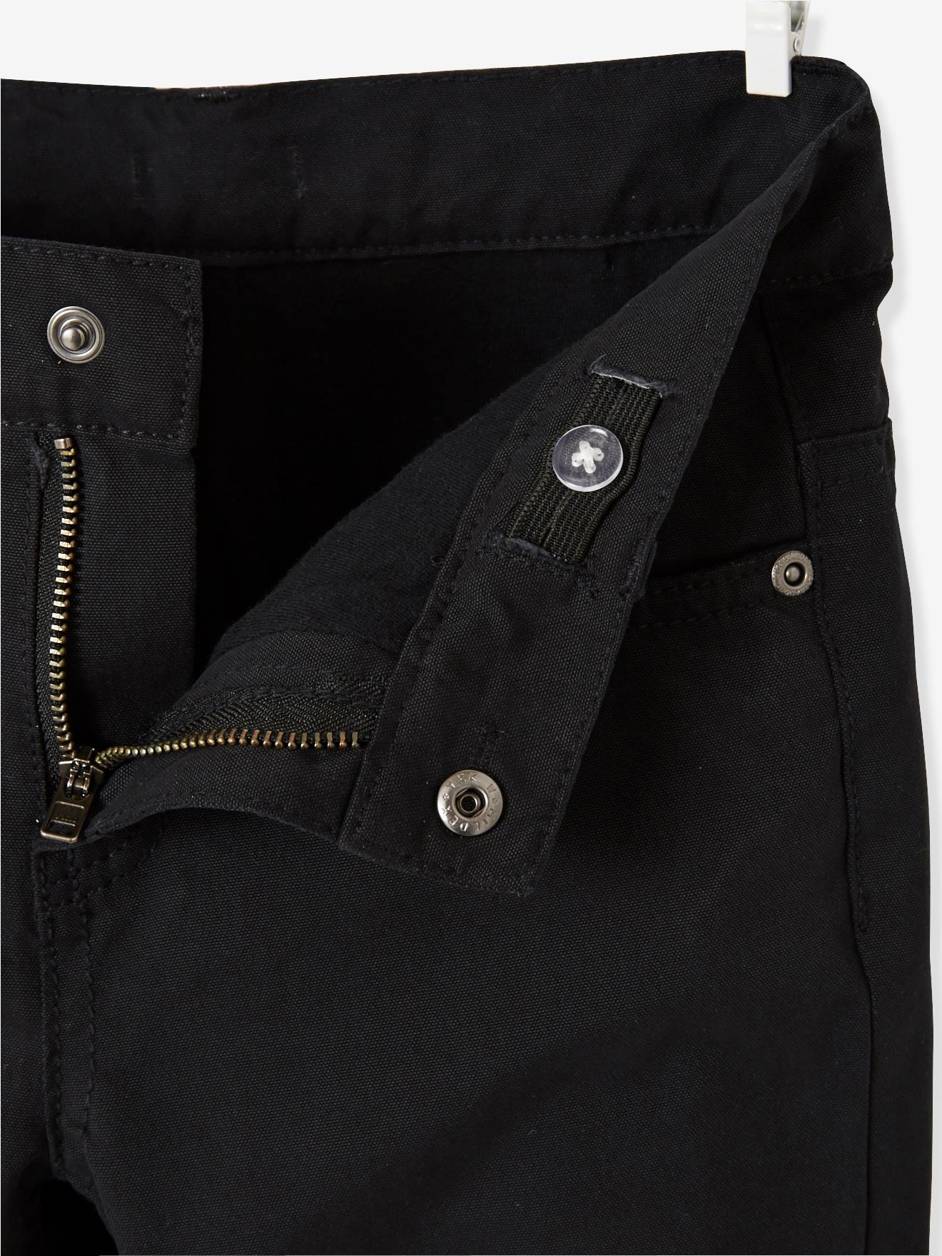 Pantalon indestructible doublé jersey garçon noir